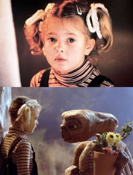 baby drew in scene from E. T 